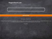 Tablet Screenshot of blogpointbeaute.com